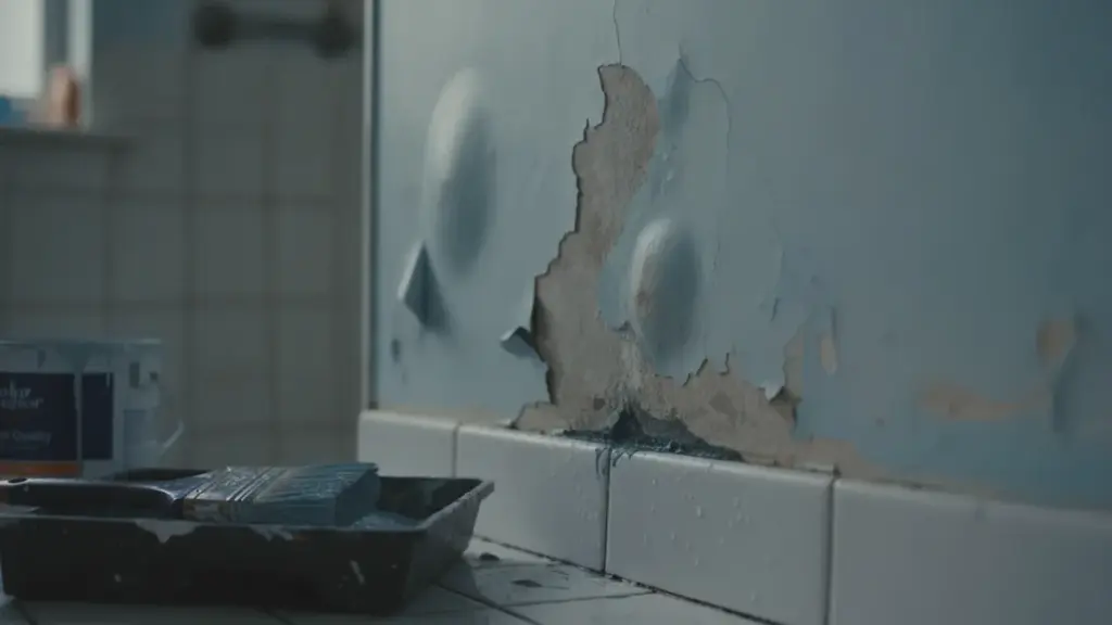 Je croyais que ma salle de bains était rénovée. Un an plus tard, les murs gondolaient