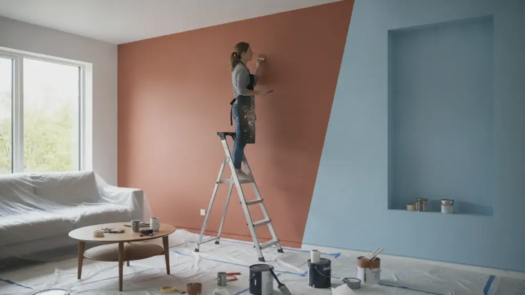 Ne repeignez pas tout l&rsquo;appartement : le contourage chromatique est l&rsquo;astuce qui sauve les pièces déséquilibrées