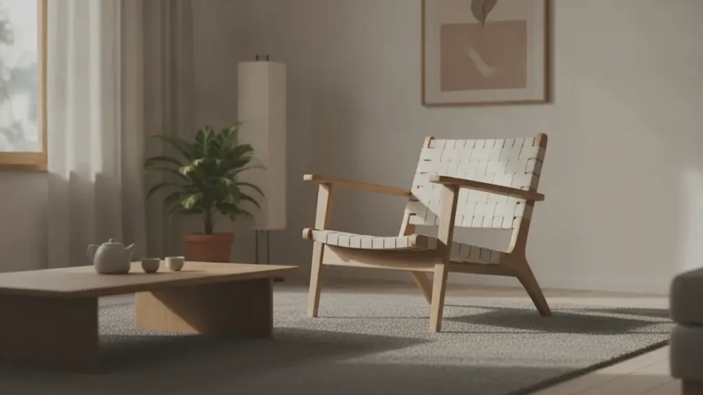 Ce fauteuil ressemble à un meuble de luxe dans le salon, mais coûte une fraction du prix